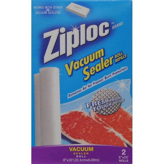 Ziploc Vacuum Seal Storage Rolls, 2 Count
