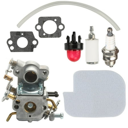 Carb Kit Poulan Chainsaw 3314 HIPA C1M-W26 Carburetor with 530057925 Air Filter Fuel Line Filter Tune-up Kit for Poulan P3314 P3416 P3816 P4018 PP3416 PP3516 PP3816 PP4018 PPB3416 PPB4018 PPB4218 S1970 Power Gas Chainsaw ()