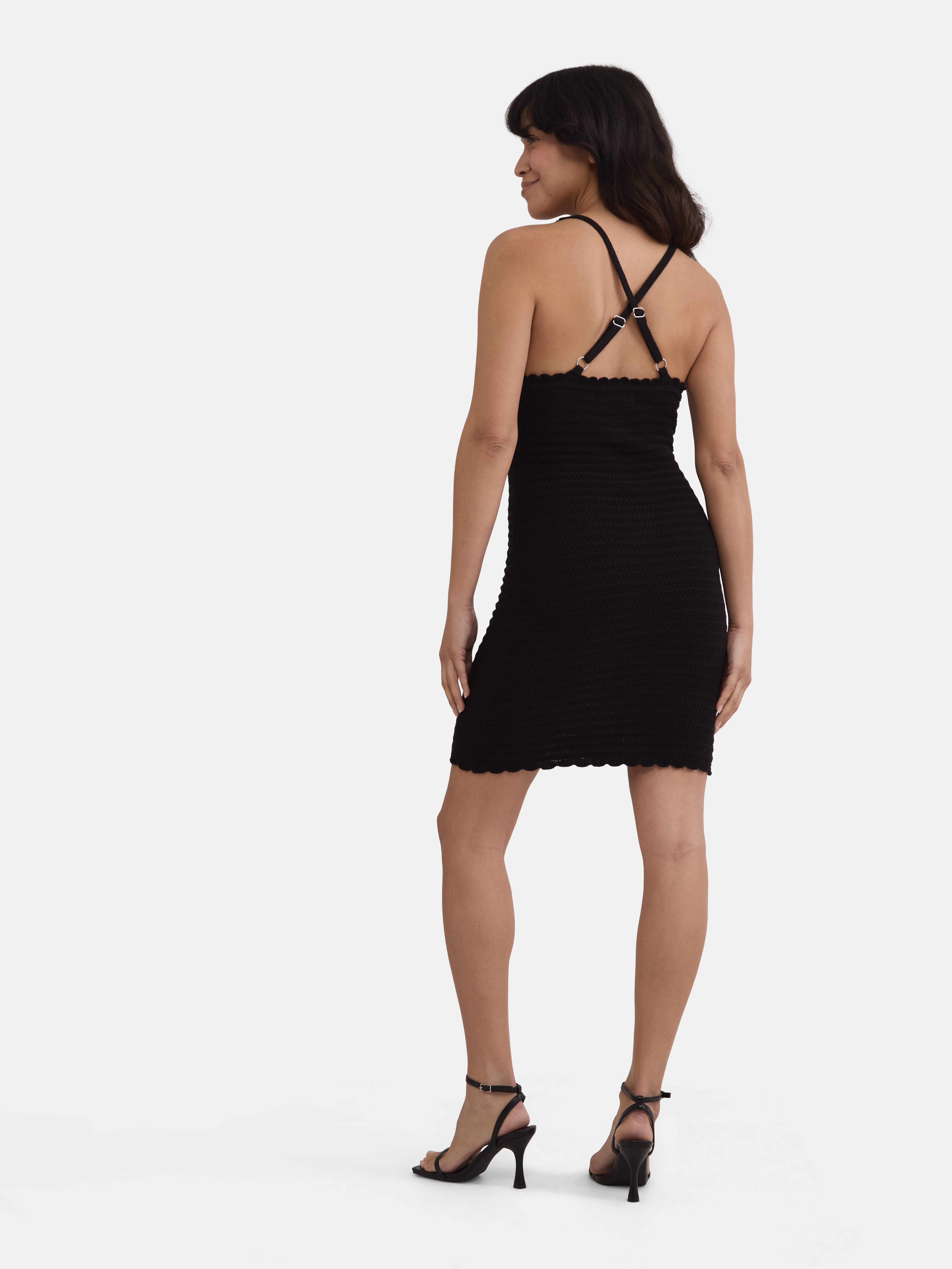 Madden NYC Women's Lace Up Crochet Dress, Sizes XXS-XXL