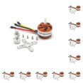 thumbnail image 1 of Sidaley PP Motor de velocidad rápida estable motores sin escobillas de alta potencia avión avión juguete reparación 1700KV 10piezas, 1 of 3