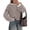 Brown White, variant on BTFBM Women's Lightweight Oversized Striped Sweater | Soft Knit Cozy Sweaters, Crew Neck Long Sleeve Pullover, y2k Color Block, Casual Holiday Outfits, Winter Fall Clothes