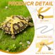 thumbnail image 3 of Arnés ajustable para tortugas Uxcell con campana, alas de cuero suave, cuerda de paseo a prueba de escapes, pequeña, negra, 3 of 7