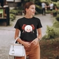 thumbnail image 7 of Shadow Milk Cookie Ladies Summer Print Fashion T-Shirt, 7 of 7