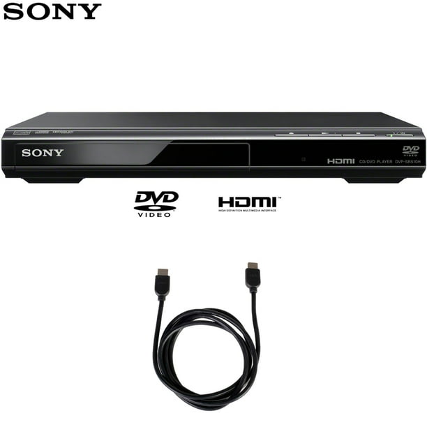 Sony Dvpsr510h Dvd Player With Deco Gear 6ft High Speed Hdmi Cable Walmart Com Walmart Com