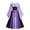 Purple, variant on Hurxie Wedding Womens's Medieval Renaissance Costume Cosplay Over Dress