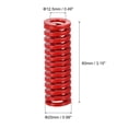 thumbnail image 2 of Uxcell Die Spring, 1 Pack 25mm OD 80mm Long Spiral Stamping Medium Load Compression Die Springs, Red, 2 of 6