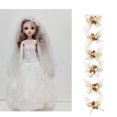 thumbnail image 4 of Wosthever 3 Pieces Milk Fiber Insect Shape Curtain Exquisite DIY Bouquet Ribbon Lace Tablecloth Dress Skin-friendly Soft Type2 NO2, 4 of 6
