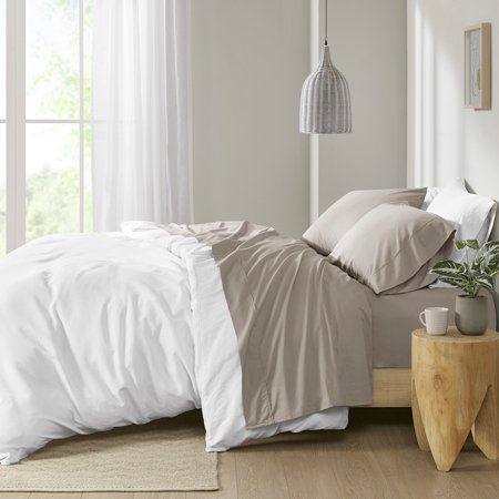 Gracie Mills 200 Thread Count Relaxed Cotton Percale Sheet Set