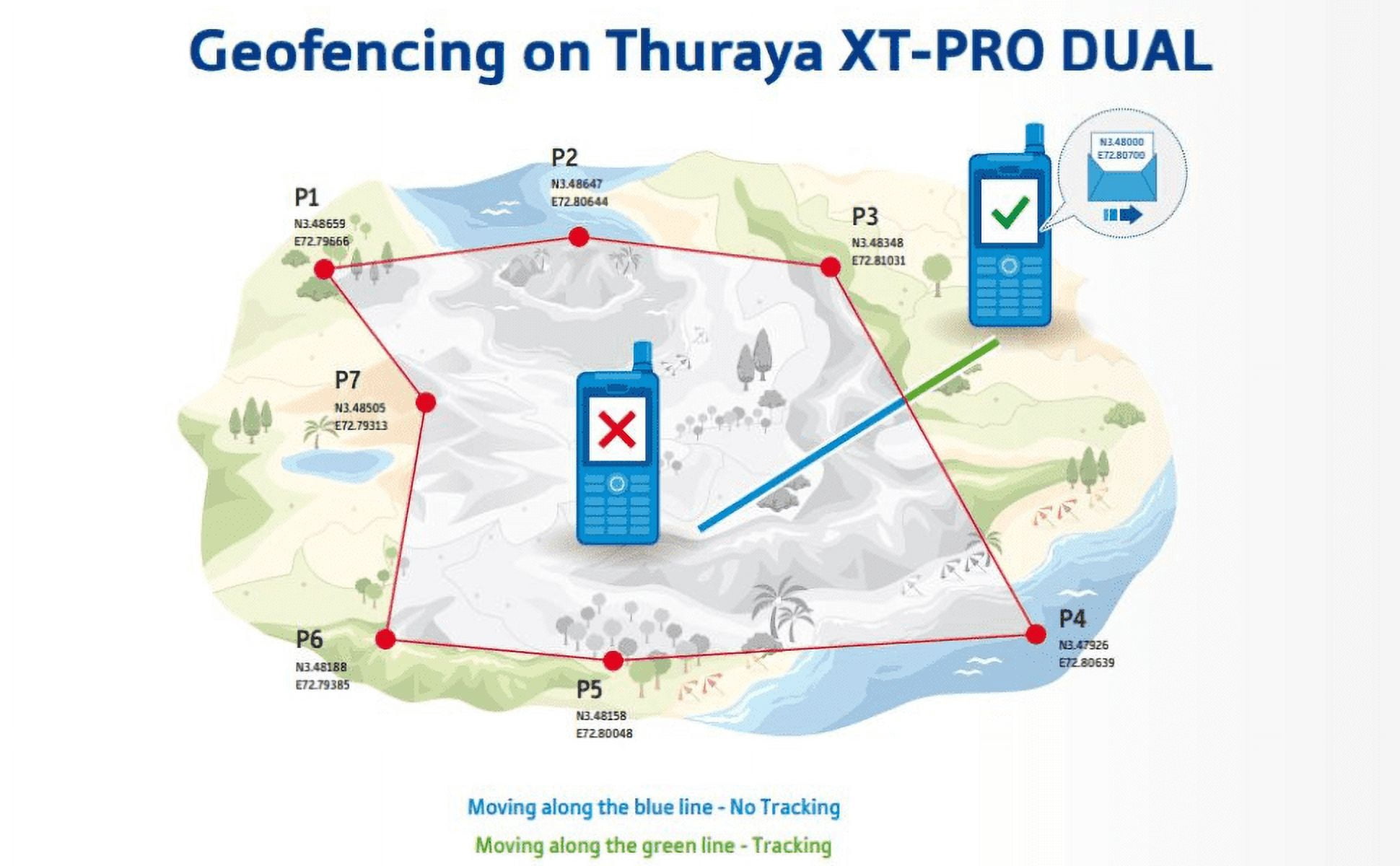 Thuraya XT-PRO Dual Satellite Phone | Rugged | Waterproof | GPS | Long Battery Life | Dual SIM | Reliable for Adventures