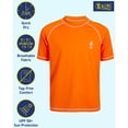 thumbnail image 2 of iXtreme Boys Rash Guard Shirt - UPF50+ Sun Protect Quick Dry Short Sleeve Swim Shirts for Boys (5-18), 2 of 7