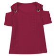 thumbnail image 5 of Mercatoo Girls Cold Shoulder T-Shirt Hollow Out Eyelet Tunic Blouse Tween Girls Trendy Going Out Blouses Cute T-Shirt Summer Tops, 5 of 8