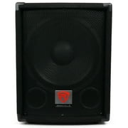 Rockville SBG1128 12" 600 Watt Passive Pro DJ Subwoofer, MDF Cabinet/Pole Mount