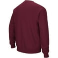 thumbnail image 2 of Men's Colosseum Maroon Virginia Tech Hokies Arch & Logo Crew Neck Sweatshirt, 2 of 4
