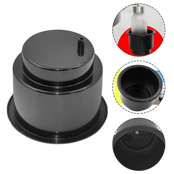 CIMAXIC Back to School Beverage Carrier Kayak Cup Holder Black Plastic 1Pcs