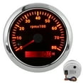 thumbnail image 4 of Boat Tacho Gauge, IP67 Waterproof 85mm Tachometer Pointer Type 0-8000RPM  For RVs For Yachts White,Black, 4 of 8