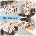 thumbnail image 2 of Yayeee 6 Pack Kitchen Dish Cloths Set for Washing Soft Drying Absorbent Microfiber Towels, Plaid Deer, 2 of 9