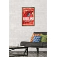 thumbnail image 2 of NBA Portland Trail Blazers - Logo 17 Wall Poster, 14.725" x 22.375", Framed, 2 of 3