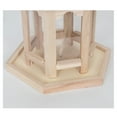 thumbnail image 7 of YATLTE Hexagon Shaped Gazebo Bird Feeder, Wooden Bird Feeder for Outside Garden Decoration, Large Capacity, Easy to Clean & Fill, Waterproof and Durable, 7 of 7