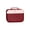 Burgundy-small, variant on Cosmetic Bags for Women Elegant PU Leather Makeup Pouch Travel Toiletries Storage Hangbag Tote Bag