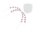 thumbnail image 2 of Rongfmy 2 Pieces Temporary Tooth Decoration Fashion Brace for Demonstration Teaching Pink, 2 of 9