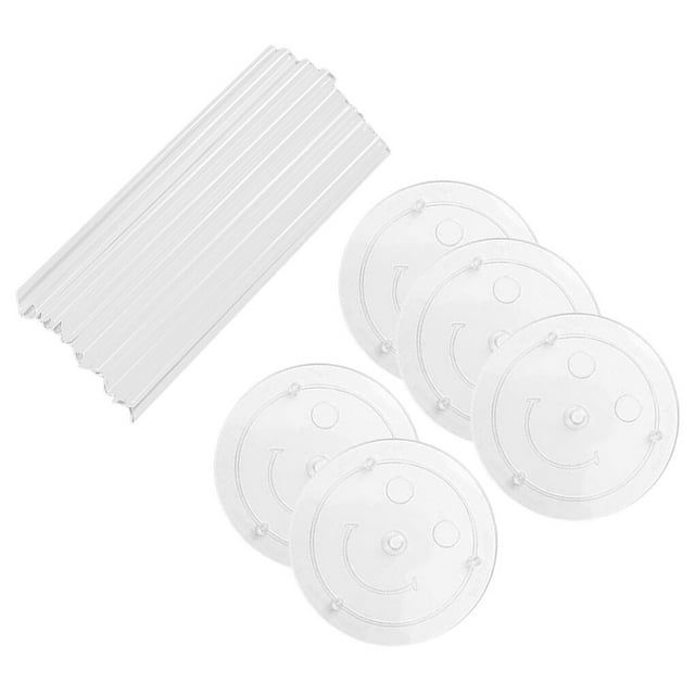 kurtrusly Multi-Layer Cake Support Set White Tools for Cake Baking Diamete 4.72inch