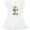 AA-White, variant on Inktastic Cinco De Mayo Let's Fiesta Cute Cactus with Sombrero Girls Toddler Dress