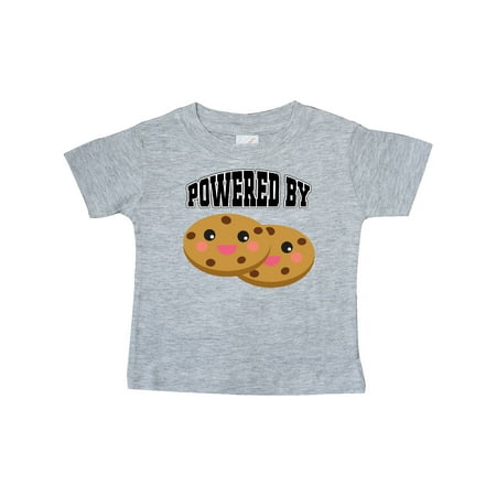 

Inktastic Powered by Cookies Gift Baby Boy or Baby Girl T-Shirt