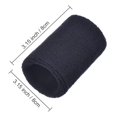 thumbnail image 2 of Paquete de 6 muñequeras deportivas absorbentes para el sudor para fútbol, baloncesto y atletismo, 2 of 4