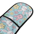 thumbnail image 2 of Dailycode Double Sided Oven Mitt with Loop Heat Resistant Kitchen Long Potholders 7" x 35" Bunny Rabbit and Daisy Flower, 2 of 6