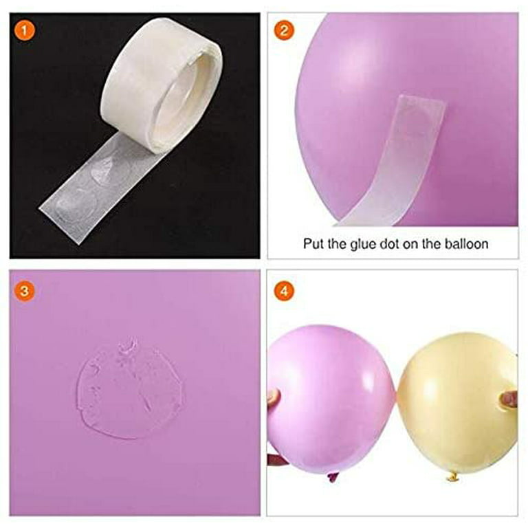 2 Pack 5m Balloon Adhesive Tape, Balloon Arch Decorating Kit, Garland,  Balloon Garland, Glue Dots For Balloons, Parties, Weddings, Birthdays