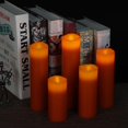 thumbnail image 2 of Velas sin llama Vinkor Real Wax Pillar LED con mando a distancia, 9 unidades, 2 of 7