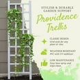 thumbnail image 3 of Dura-Trel Providence 22 by 75 Inch Outdoor Garden Patio Trellis, White, 3 of 7