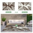 thumbnail image 4 of DEORAB 6'x9' Outdoor Rugs Patio Waterproof Outside Mat Reversible Plastic Camping Carpet,Coffee & Beige, 4 of 9