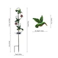 Solar Wrought Lights Hummingbird Garden Decorative Cartoon Garden