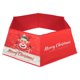 thumbnail image 4 of Christmas Tree Collar Round Design Red Plush 82X64Cm Holiday Decoration Preventing Pet Climbing 1Set, 4 of 5