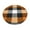 13 inch, variant on Fuzoiu Orange Plaid Print Bar Stool Cushions, Super Breathable Round Bar Stool Covers,Seat Cushion Round- One Cushion Only-14 inch