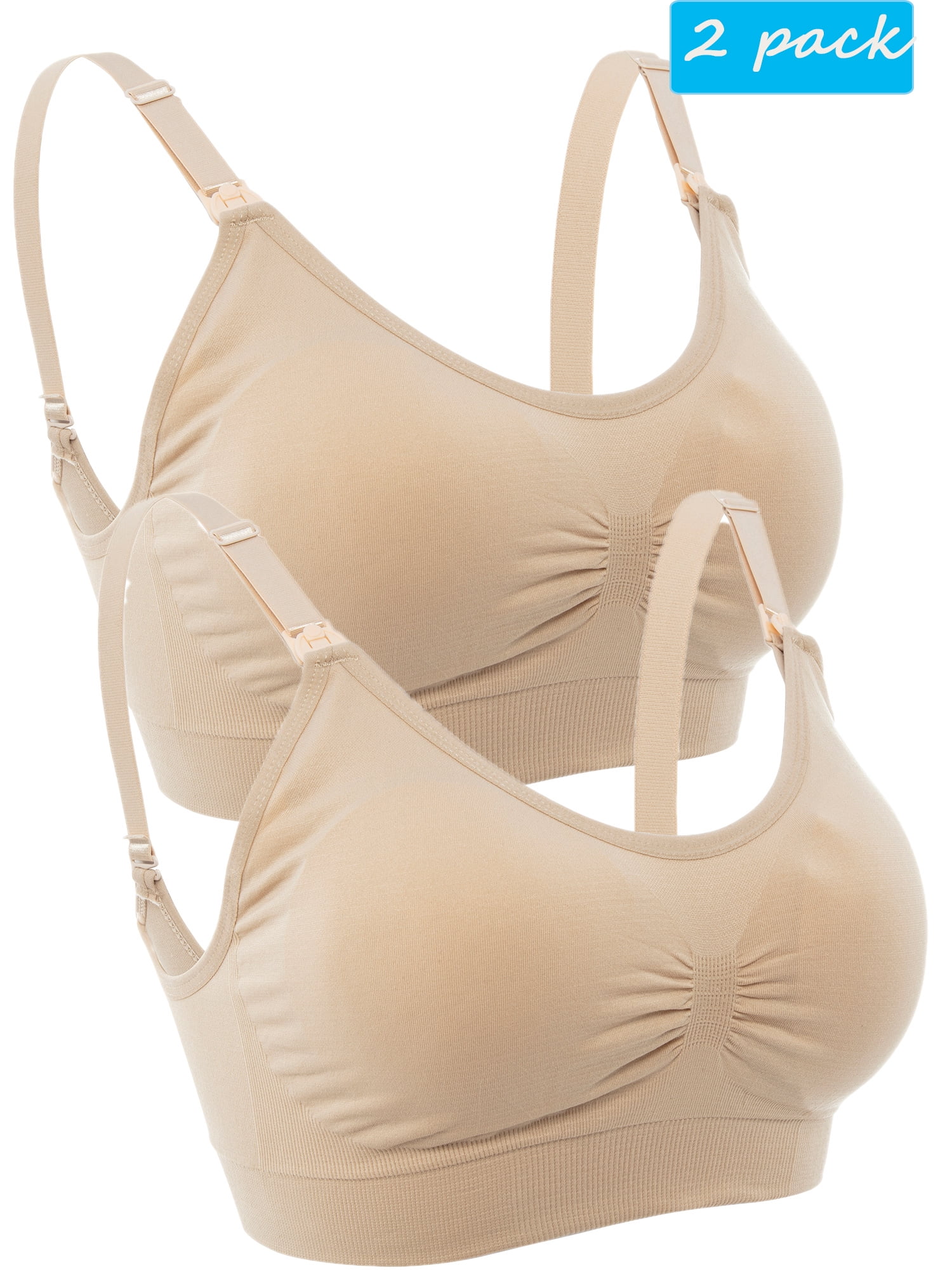 Nursing Maternity Bra, Wirefree Seamless Breastfeeding Bra Bralette