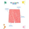 thumbnail image 5 of Garanimals Baby & Toddler Girl Ribbed Cotton Biker Shorts, Prints & Solids, 4-Pack, 0M–6T, 5 of 9
