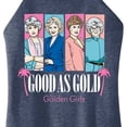 thumbnail image 3 of Golden Girls - Good As Gold Group Blocks - Juniors High Neck Tank Top, 3 of 5