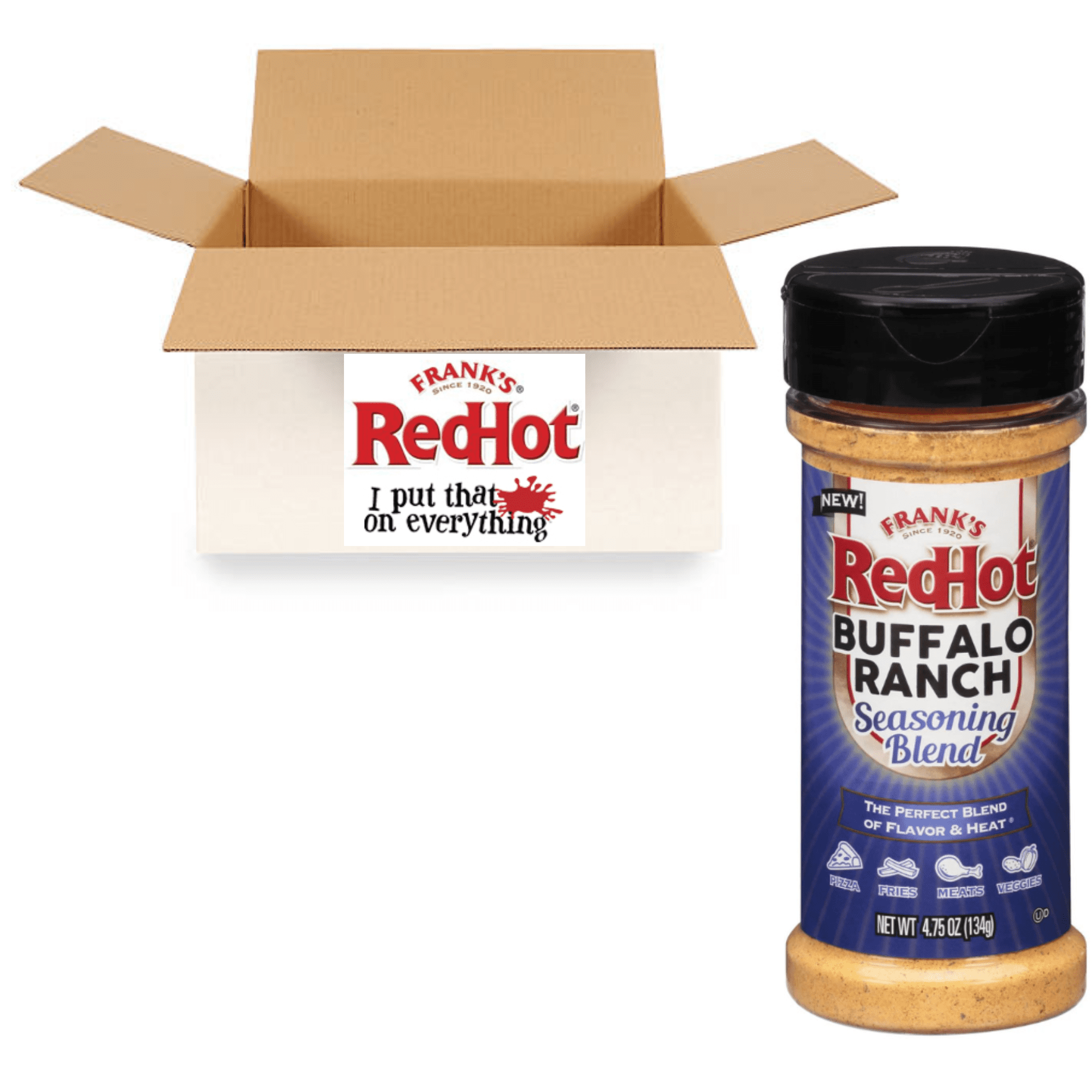 Frank's RedHot Seasoning Blend: Kickin' BBQ, Buffalo Ranch, Chile 'N Lime,  Honey Garlic, Buffalo 