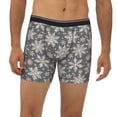 thumbnail image 2 of Cauagu Sparkling Snowflakes Print Men's Boxer Briefs, Funny & Cute Underwear Elastic Waistband Briefs Ideal Gift for Men,1-Pack, 2 of 7