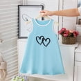 thumbnail image 5 of Zpanxa Girls Summer Dress Girl's Casual Sundress Floral Print Sleeveless Round Neck Dresses Blue 4 Years, 5 of 5