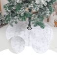 thumbnail image 4 of WKSCLPAI Tree Skirt,Fall Tree Skirt,White Christmas Tree Skirt,Mini Tree Skirt,30.7in Snowflake Design for Holiday Decorations, 4 of 7