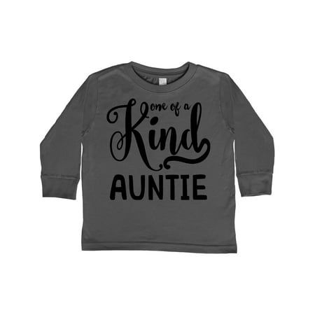 

Inktastic Gift for Aunts | One of a Kind Auntie Gift Toddler Toddler Girl Long Sleeve T-Shirt
