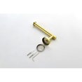 thumbnail image 5 of 6-Pieces Brushed Gold Bathroom Hardware Set SUS304 Stainless Steel Round Wall Mounted Includes Hand Towel Bar,Toilet Paper Holder,Robe Towel Hooks,Bathroom Accessories Kit, 5 of 9
