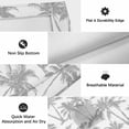 thumbnail image 5 of Grey Palm Tree Outdoor Rug for Patio/Deck/Porch, Non-Slip Large Area Rug 6 x 9 Ft, Summer Tropical Tree Coastal Beach Indoor Outdoor Rugs Washable Area Rugs, Reversible Camping Rug Carpet Runner, 5 of 8