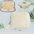 thumbnail image 2 of Mini Travel Jewelry Case,Gifts for Women,Soft Travel Jewelry Organizer Pouch Wallet Bags with Zipper, Bracelet Rings Earring Storage Bag, 2 of 5