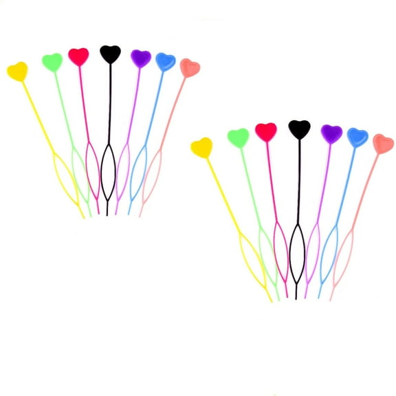 Quick Beader for Loading Beads, 20PCS Automatic Hair Beader, Plastic Magic Topsy Tail Hair Braid Ponytail Styling Maker Clip Too, Hair Beader Tool For Braids(Random Color)