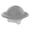 Grey, variant on UFO Ice Ball Maker with Lids,Silicone Round Ice Tray with Funnel,for Making Large Round Sphere Ice Balls for Whiskey or Cocktails Using A Silicone UFO Ice Maker with Lid and Funnel,Hecnuo