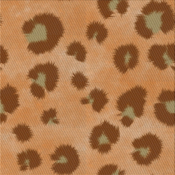Ahgly Company Machine Washable Indoor Square Transitional Mahogany Brown Area Rugs, 5' Square